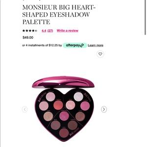 LANCOME MONSIEUR BIG HEART-SHAPED EYESHADOW PALETTE
